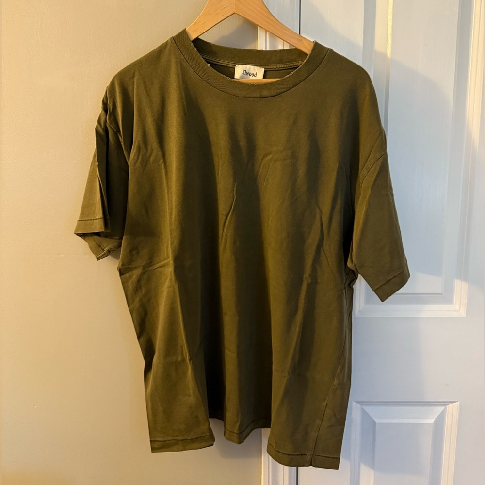 Elwood Olive Green T-Shirt